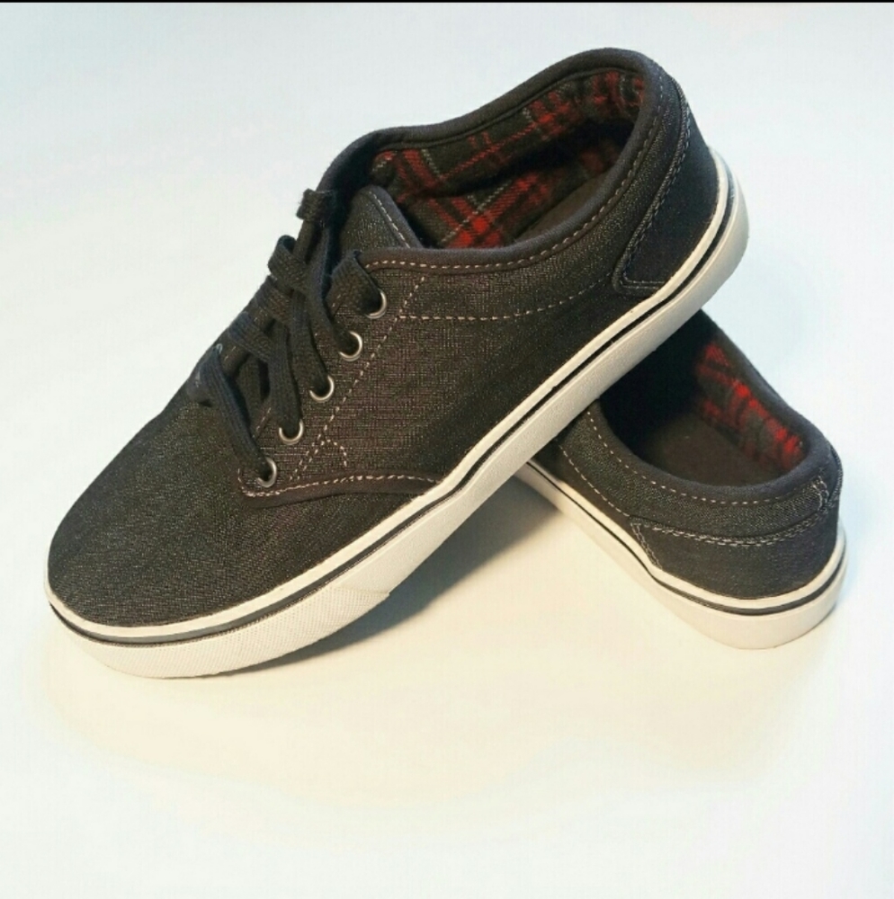 OP Men's Dark Denim Canvas Lace-Up Boat Deck Shoes, 8